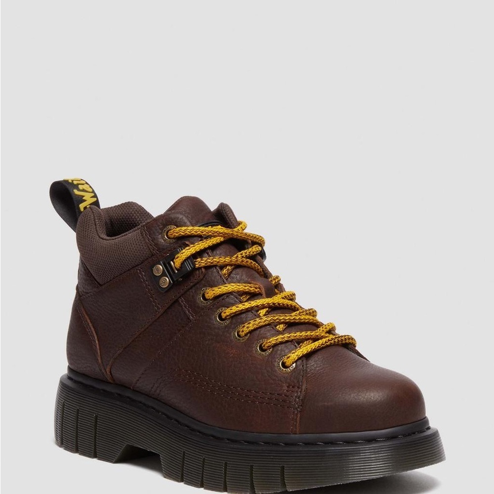 Dr. Martens Unisex Dark Brown Woodard Low Casual Boots!!(M 8 W 9: M 7 W 8.